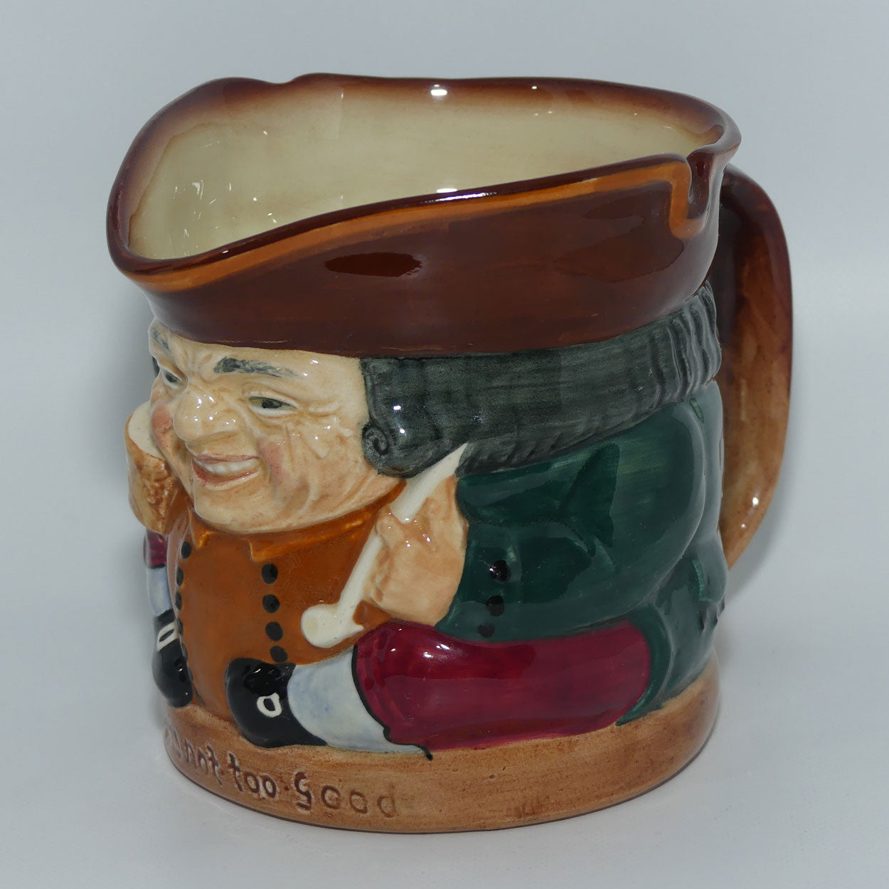 D6107 Royal Doulton small toby jug The Best is Not too Good