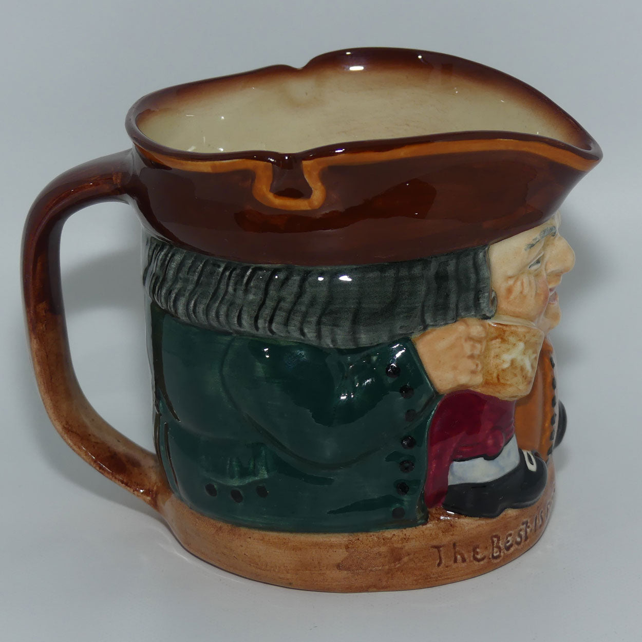 D6107 Royal Doulton small toby jug The Best is Not too Good
