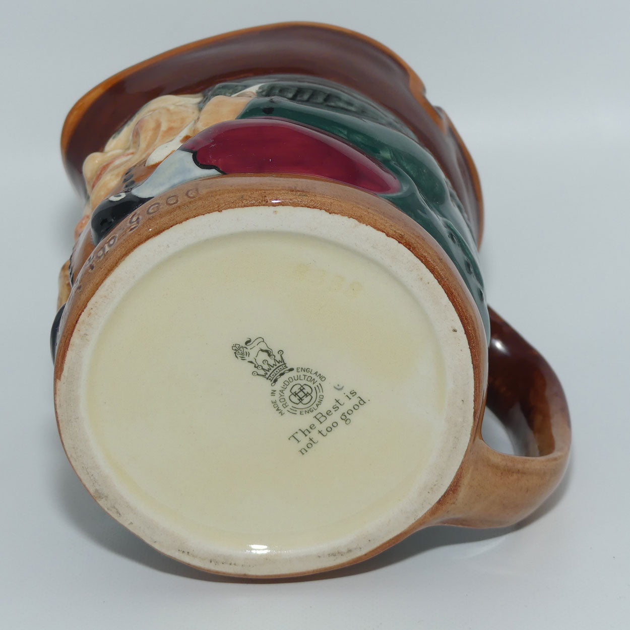 D6107 Royal Doulton small toby jug The Best is Not too Good
