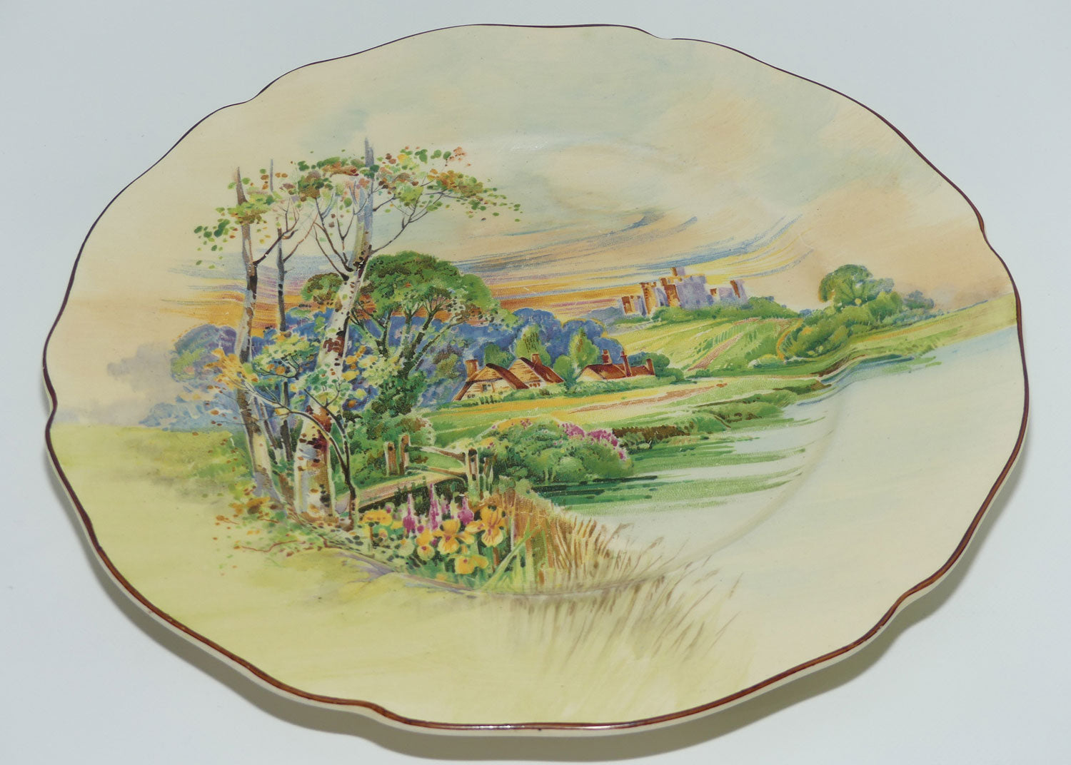 Royal Doulton Summertime in England plate D6131