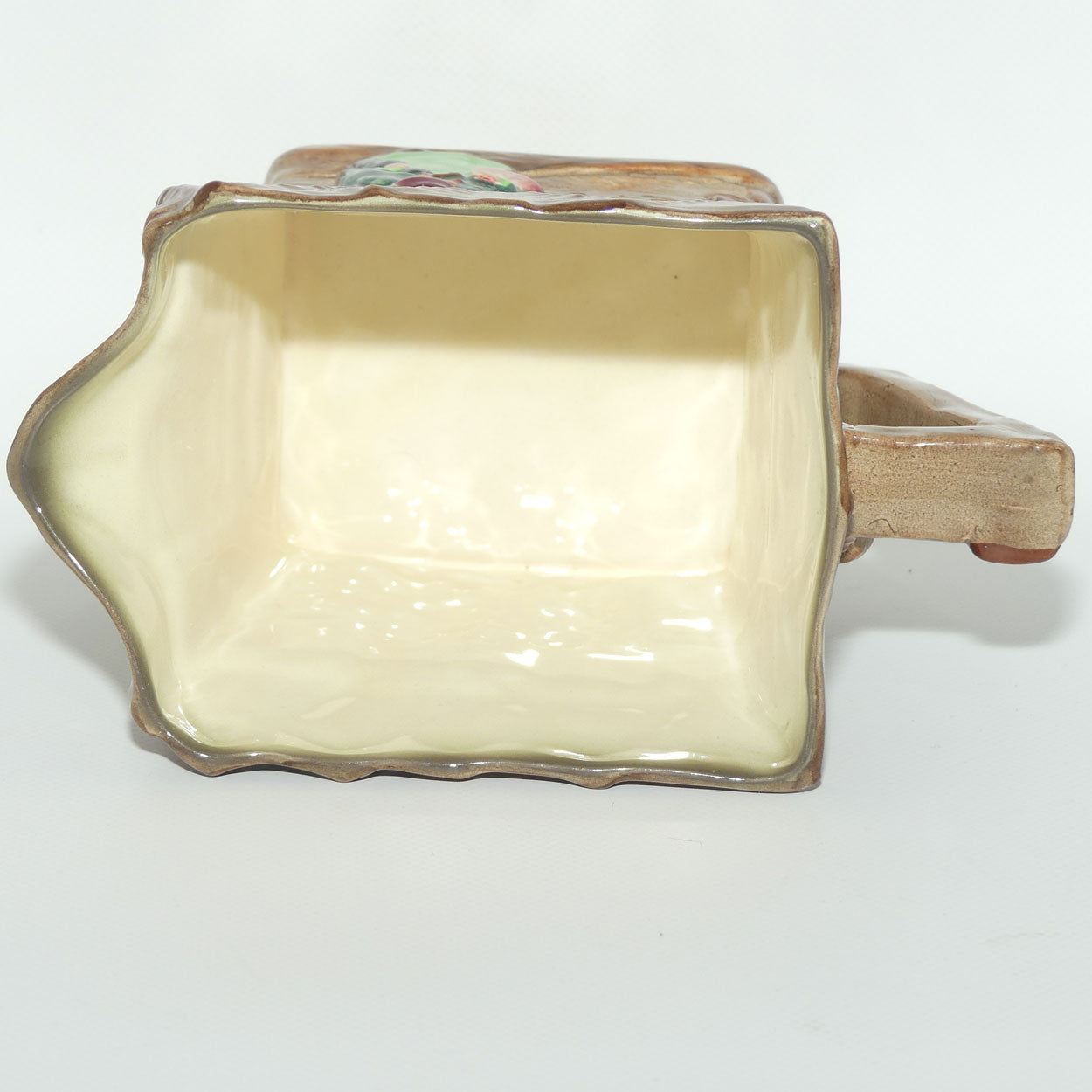 Royal Doulton Dickens G Low Relief Old London jug | Depicts London in Dicken's Day with Old Charley and Sairey Gamp D6291