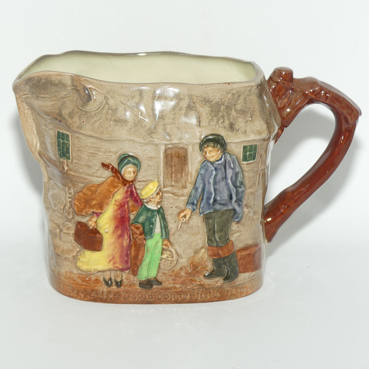 Royal Doulton Dickens G Low Relief Peggotty jug | Scene from David Copperfield D6292