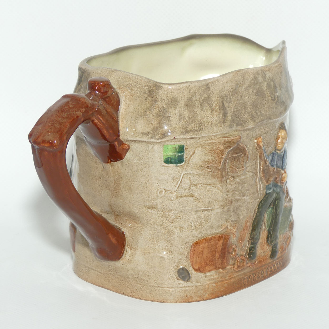 Royal Doulton Dickens G Low Relief Peggotty jug | Scene from David Copperfield D6292