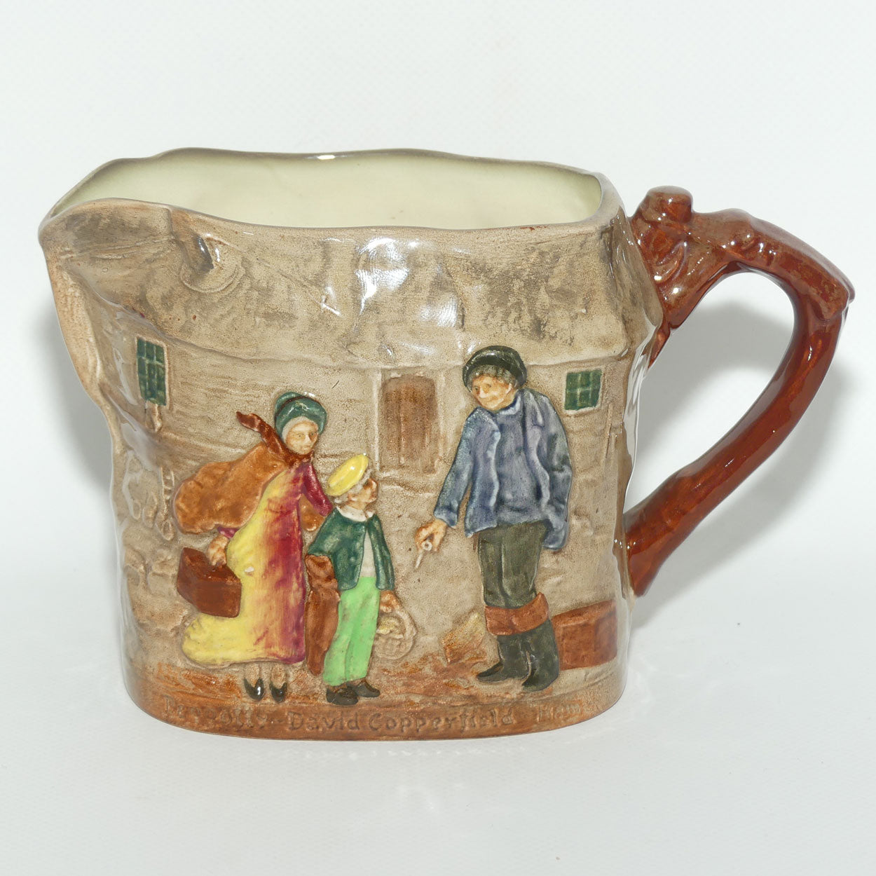 Royal Doulton Dickens G Low Relief Peggotty jug | Scene from David Copperfield D6292