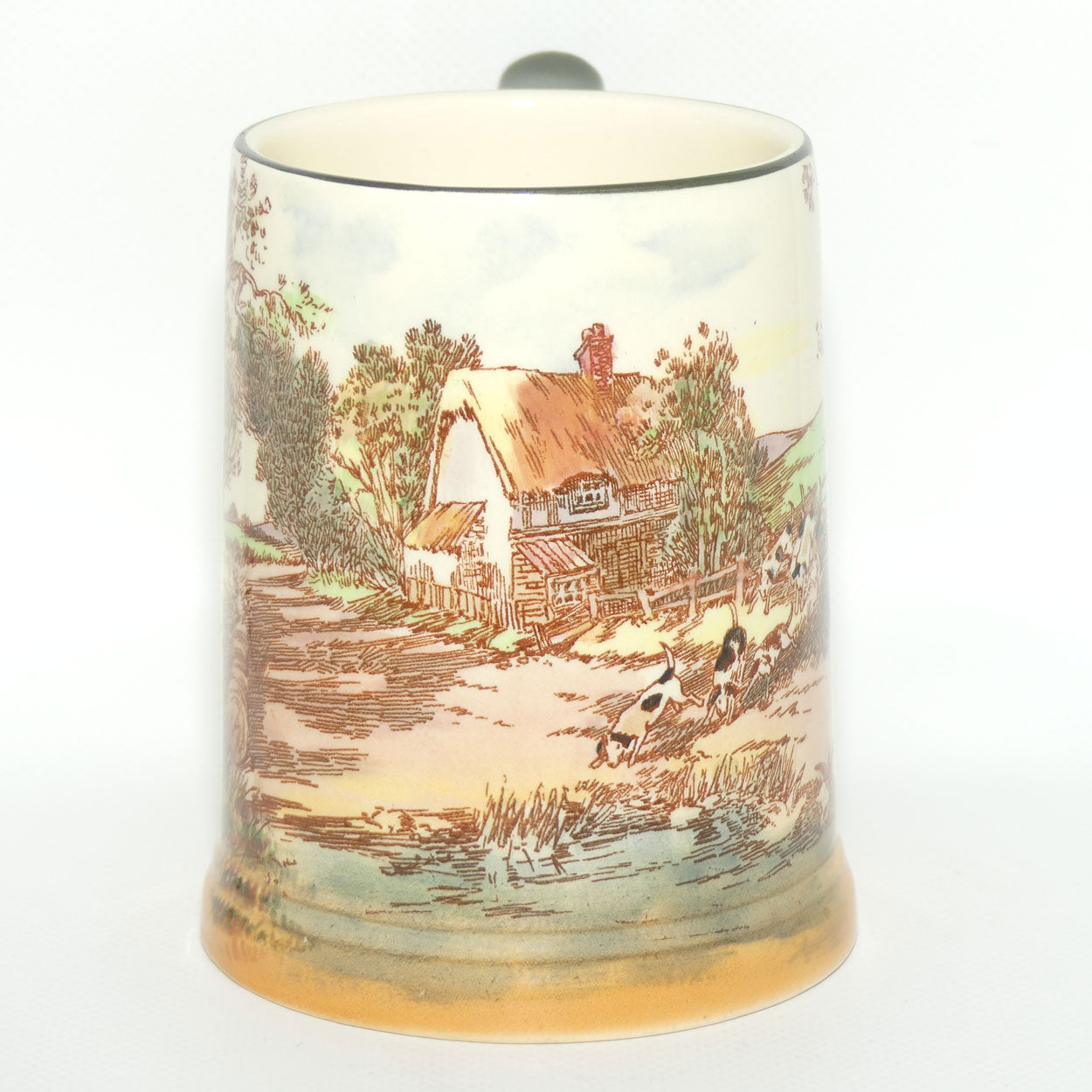 Royal Doulton Rustic England ale tankard D6297 | 12.5cm tall