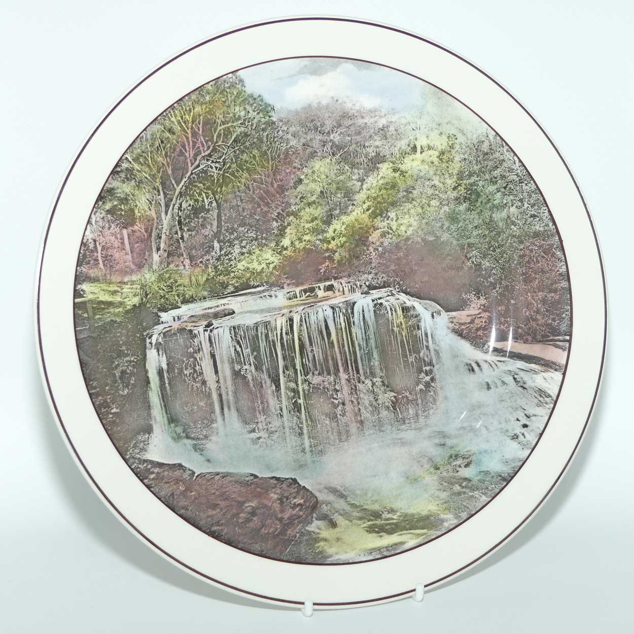 Royal Doulton Australian scene plate | The Weeping Rock Blue Mountains D6311