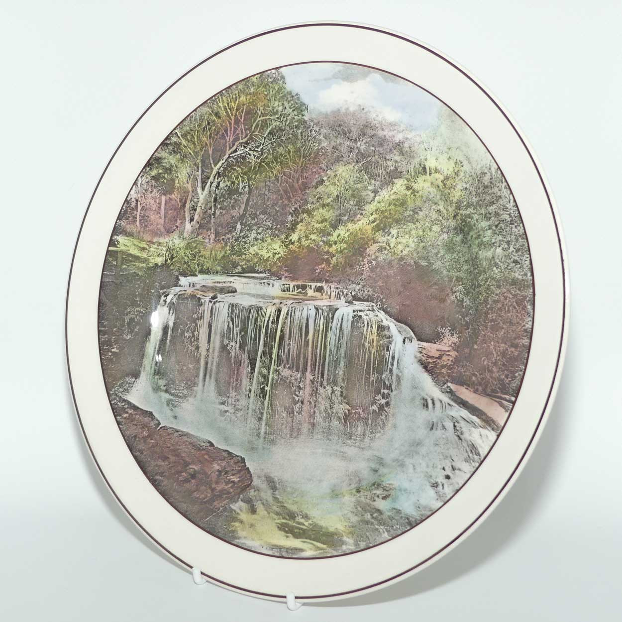 Royal Doulton Australian scene plate | The Weeping Rock Blue Mountains D6311