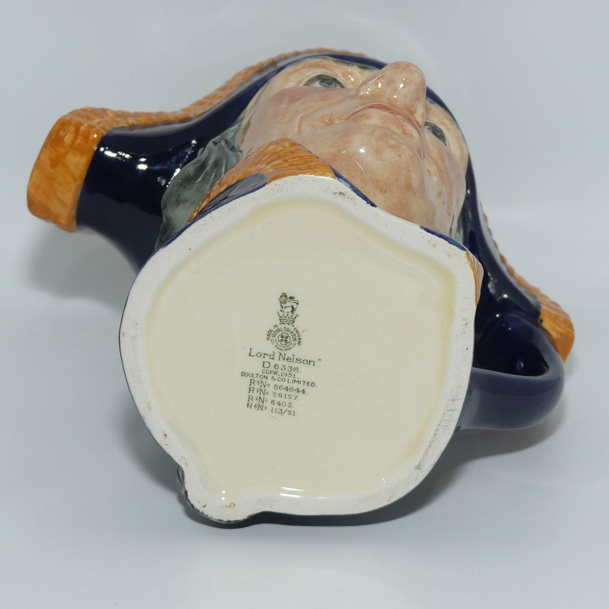 D6336 Royal Doulton large character jug Lord Nelson