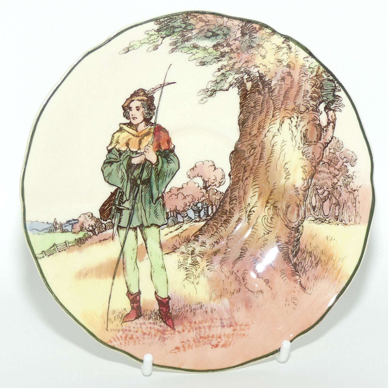 Royal Doulton Under the Greenwood Tree | Robin Hood D6341 tea duo | #1