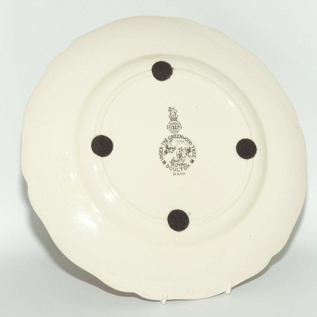 Royal Doulton Under the Greenwood Tree Leeds rack plate D6341 | #1 | Blue Main Marion