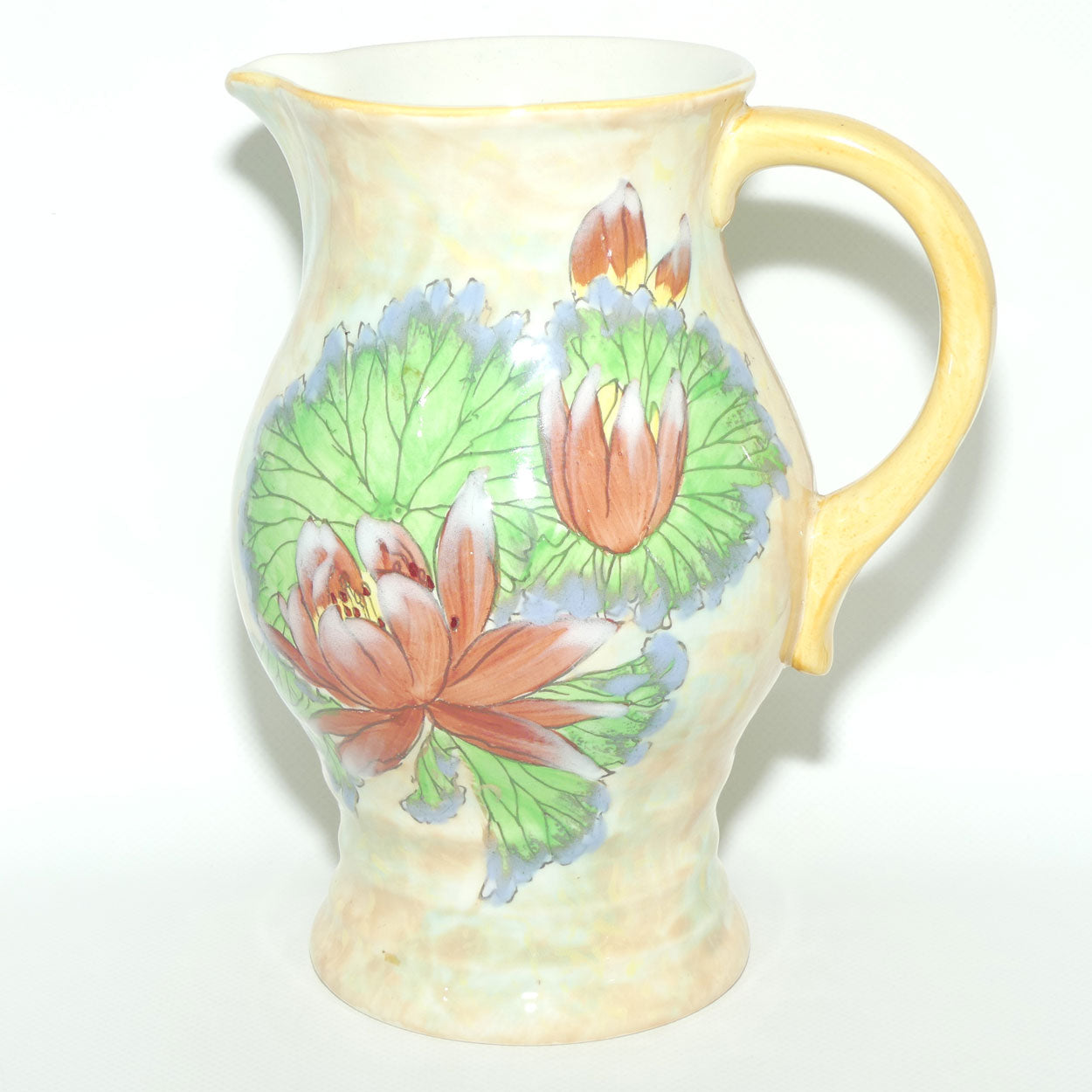 Royal Doulton colourful Water Lily pattern jug D6343 | #1