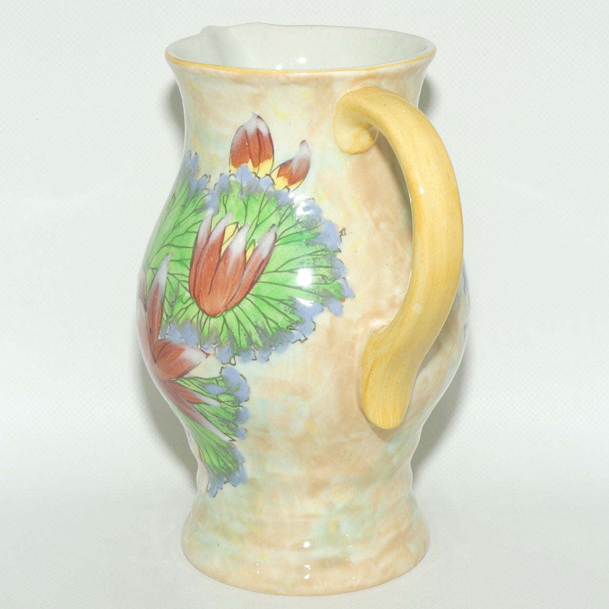 Royal Doulton colourful Water Lily pattern jug D6343 | #1