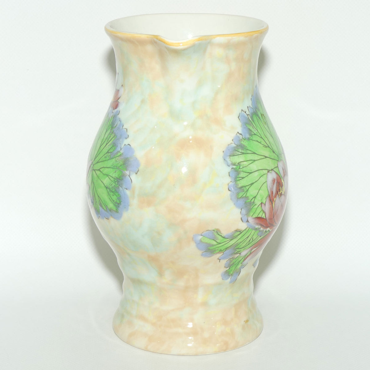 Royal Doulton colourful Water Lily pattern jug D6343 | #1