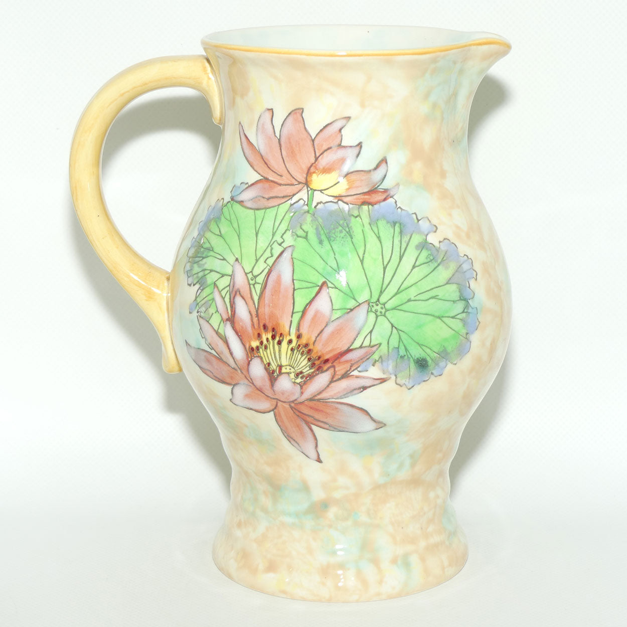 Royal Doulton colourful Water Lily pattern jug D6343 | #2