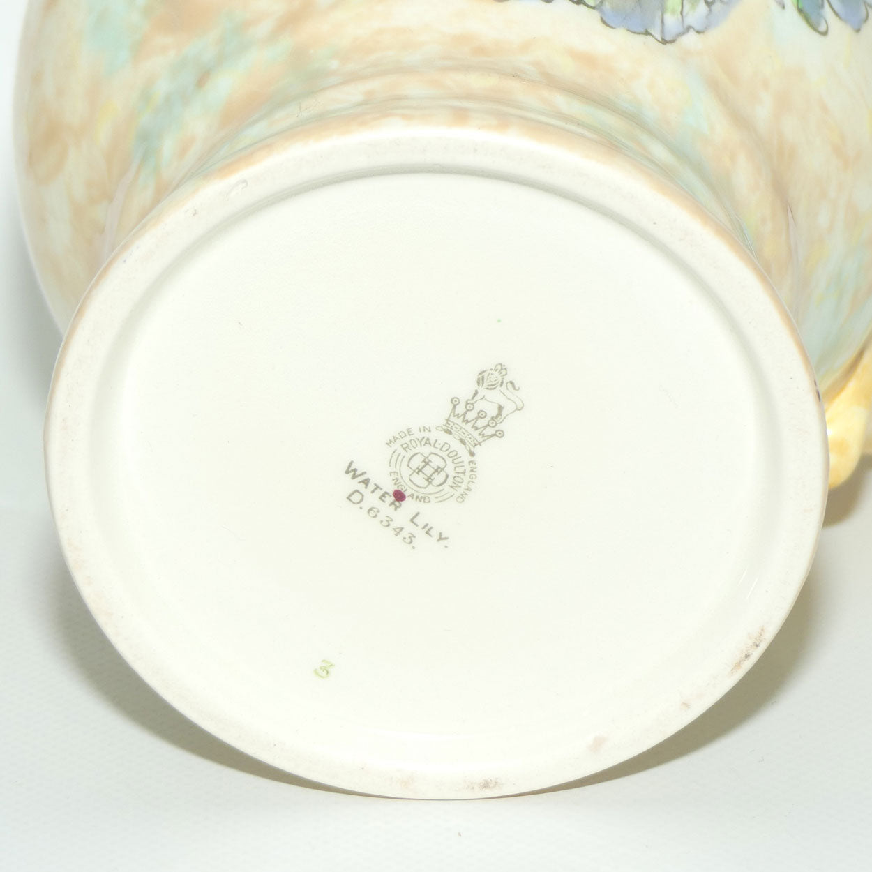 Royal Doulton colourful Water Lily pattern jug D6343 | #2