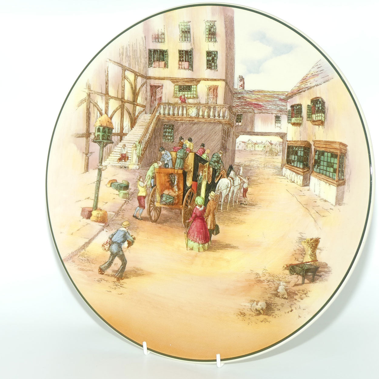 Royal Doulton Old English Coaching Scenes wall charger | D6393 | #1