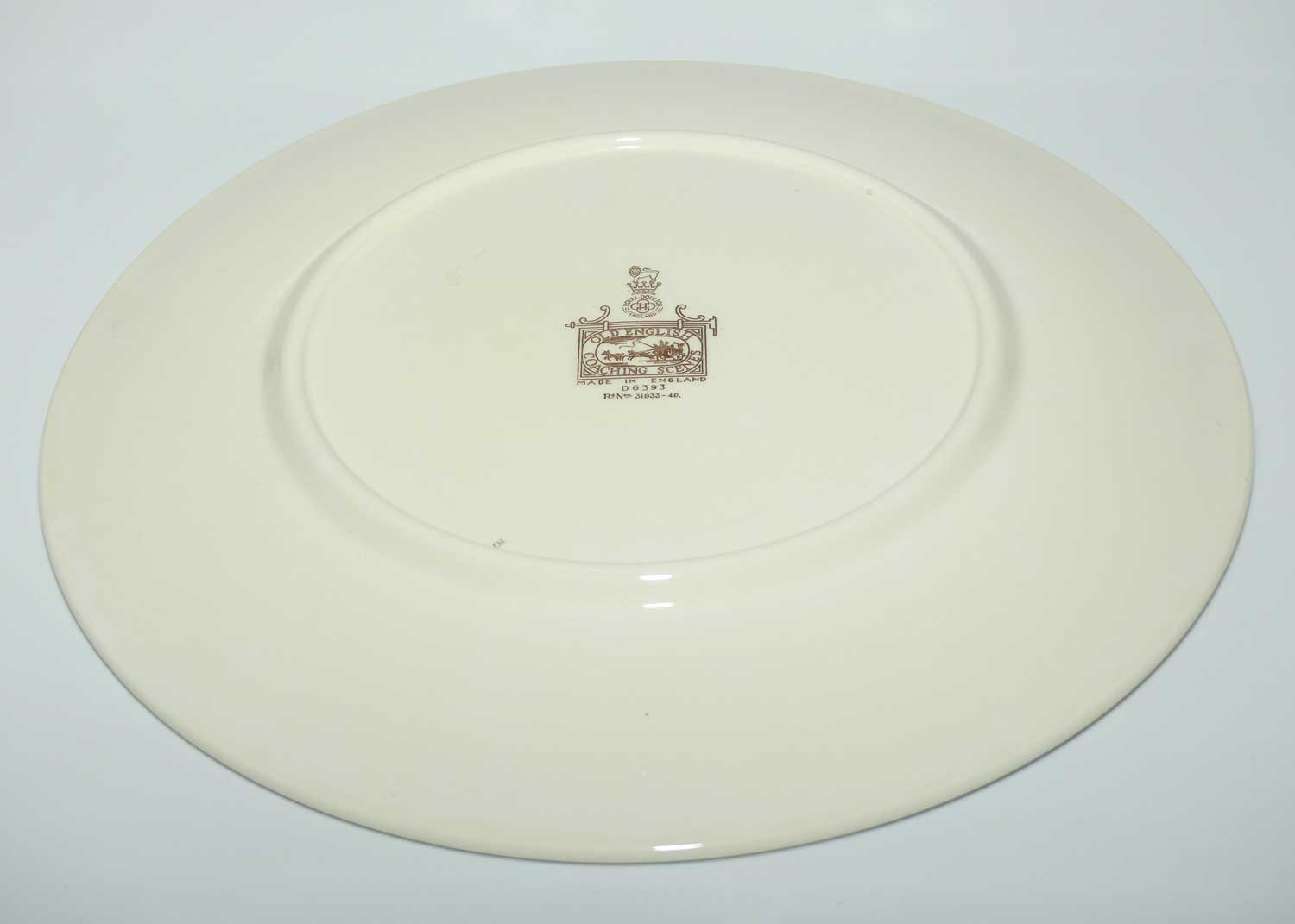 Royal Doulton Old English Coaching Scenes wall charger | D6393