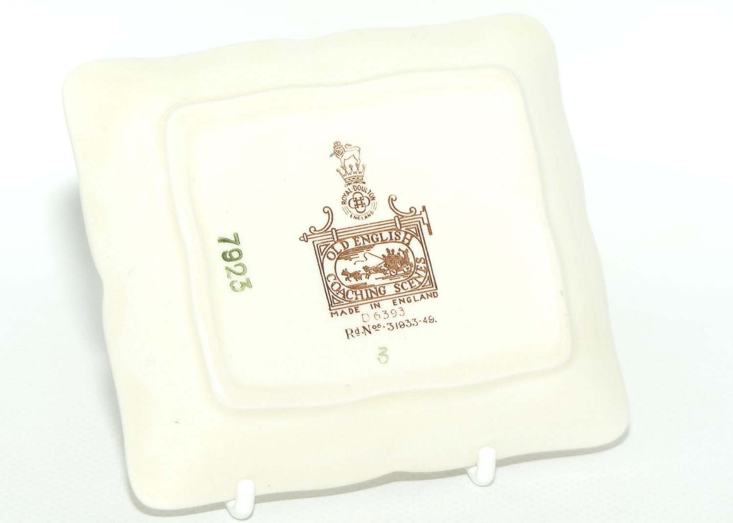 Royal Doulton Old English Coaching Scenes pin tray D6393 | #1