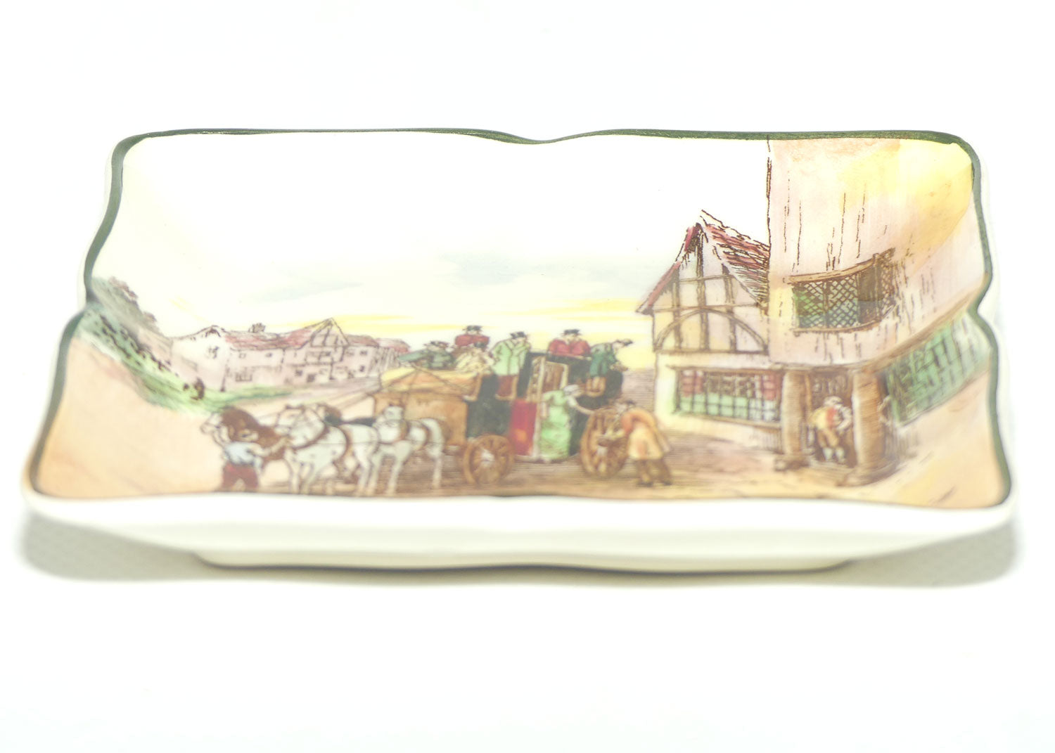 Royal Doulton Old English Coaching Scenes pin tray D6393 | #2