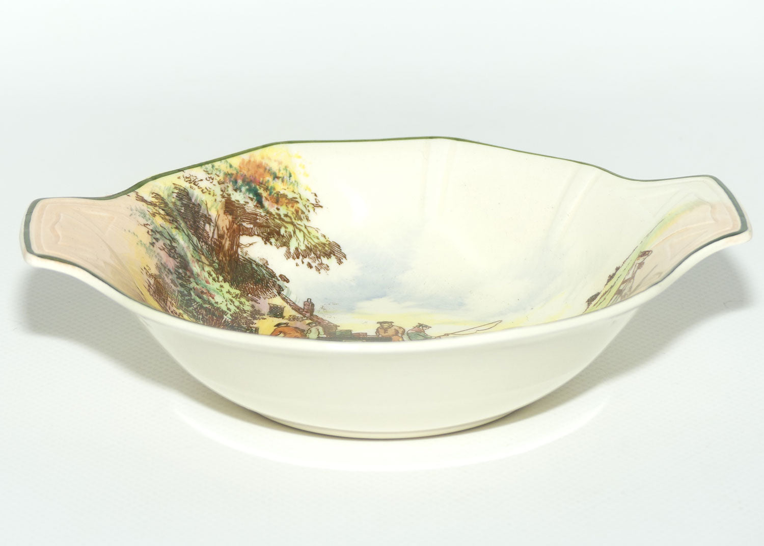 Royal Doulton Old English Coaching Scenes twin handle bowl | D6393