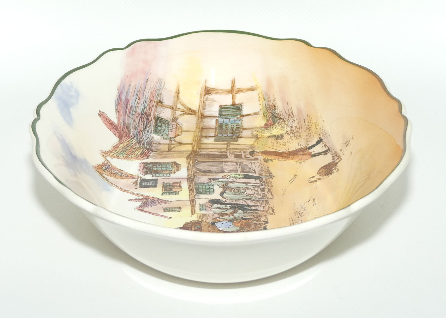 Royal Doulton Old English Coaching Scenes oval bowl | D6393