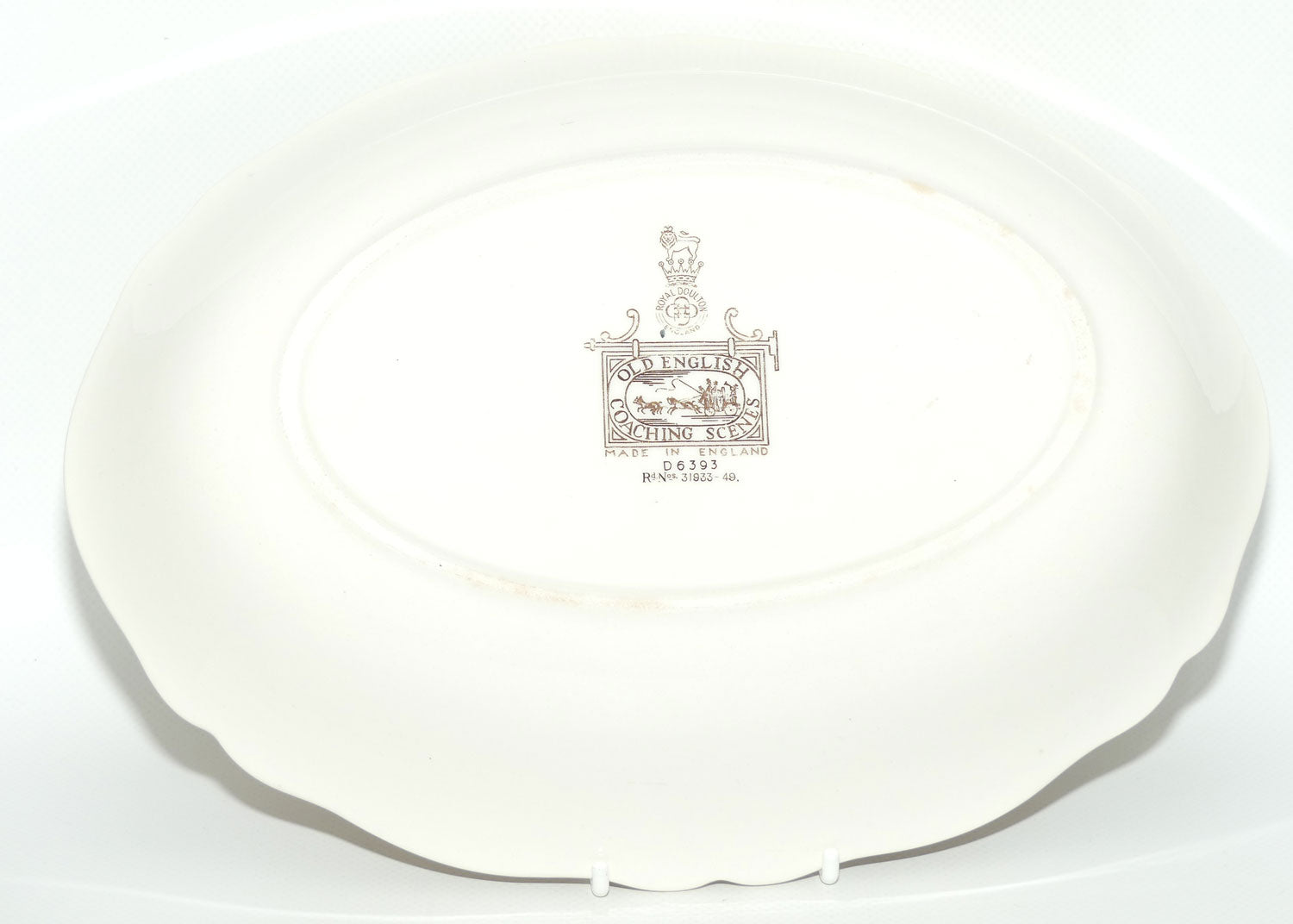 Royal Doulton Old English Coaching Scenes oval bowl | D6393