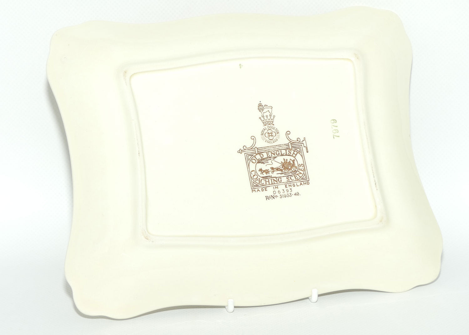 Royal Doulton Old English Coaching Scenes rectangular tray | 7979 | D6393 | #3