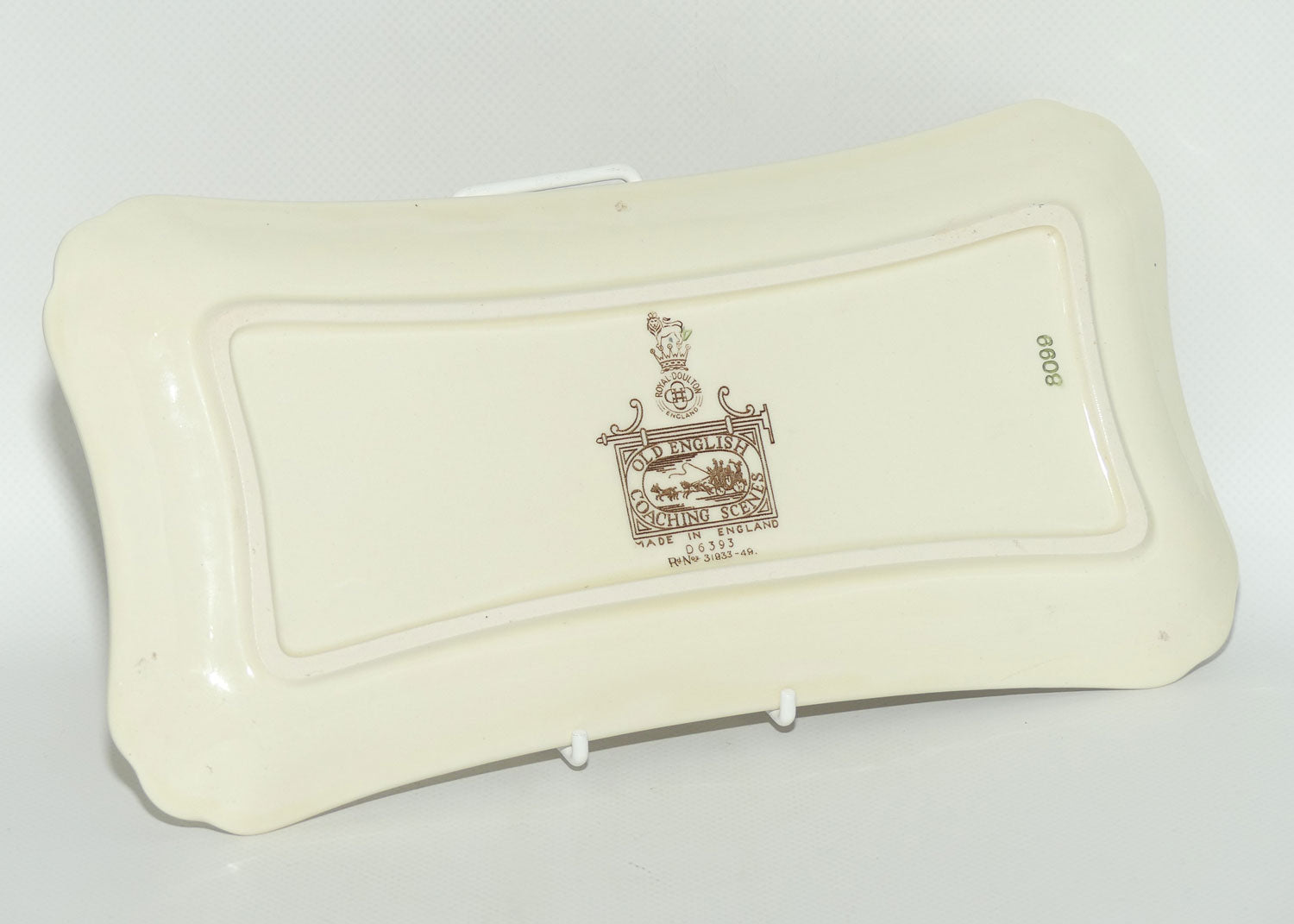 Royal Doulton Old English Coaching Scenes sandwich tray | 8099 | D6393 | #1