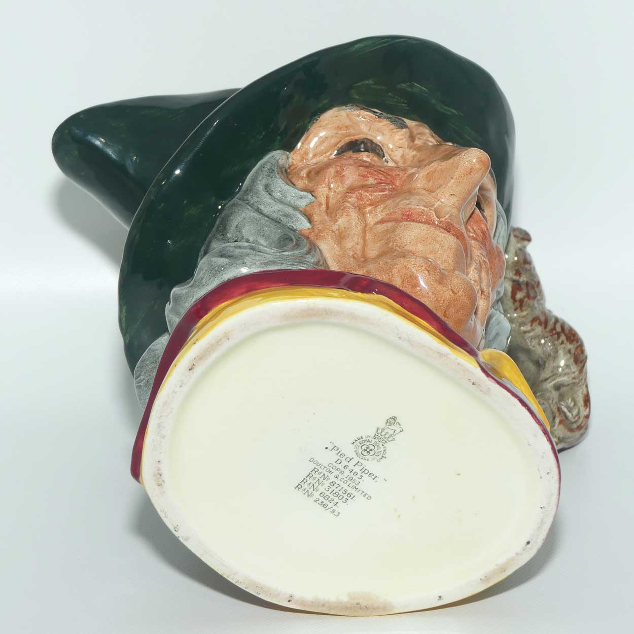D6403 Royal Doulton large character jug Pied Piper | #1 | EARLY STAMP