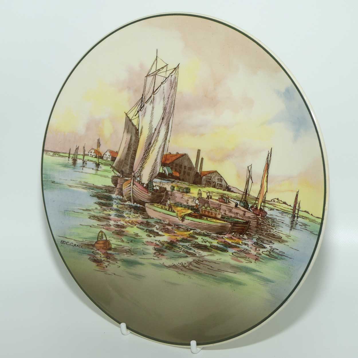 Royal Doulton Home Waters plate D6434 | 21cm diam | #2