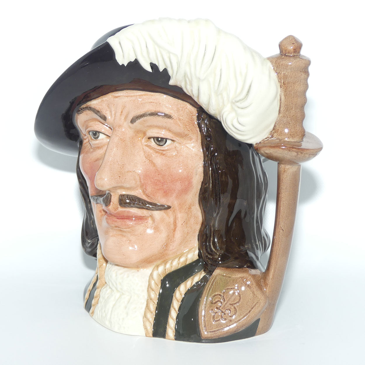 D6439 Royal Doulton large character jug Athos | Three Musketeers
