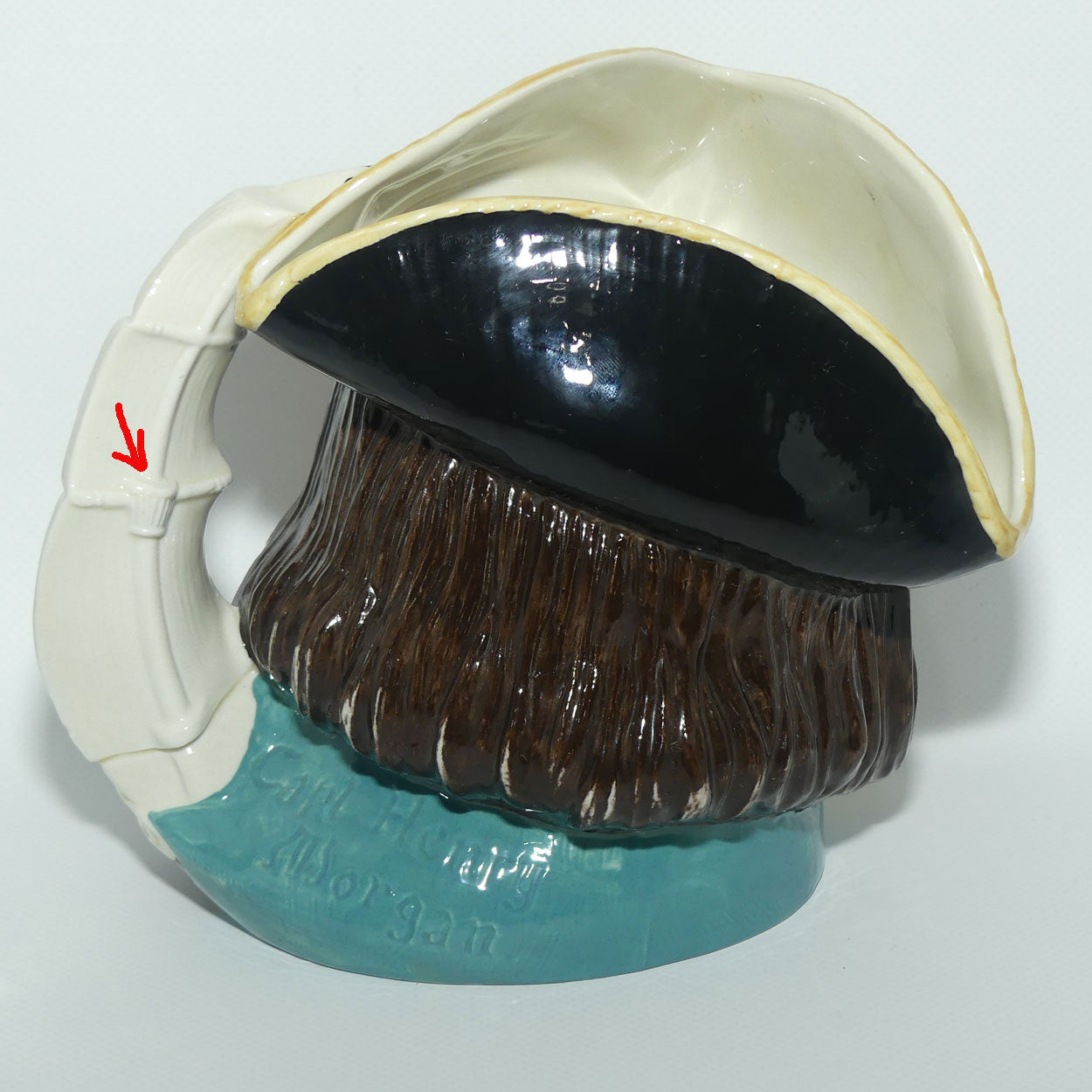 D6467 Royal Doulton large character jug Capt Henry Morgan | ETC