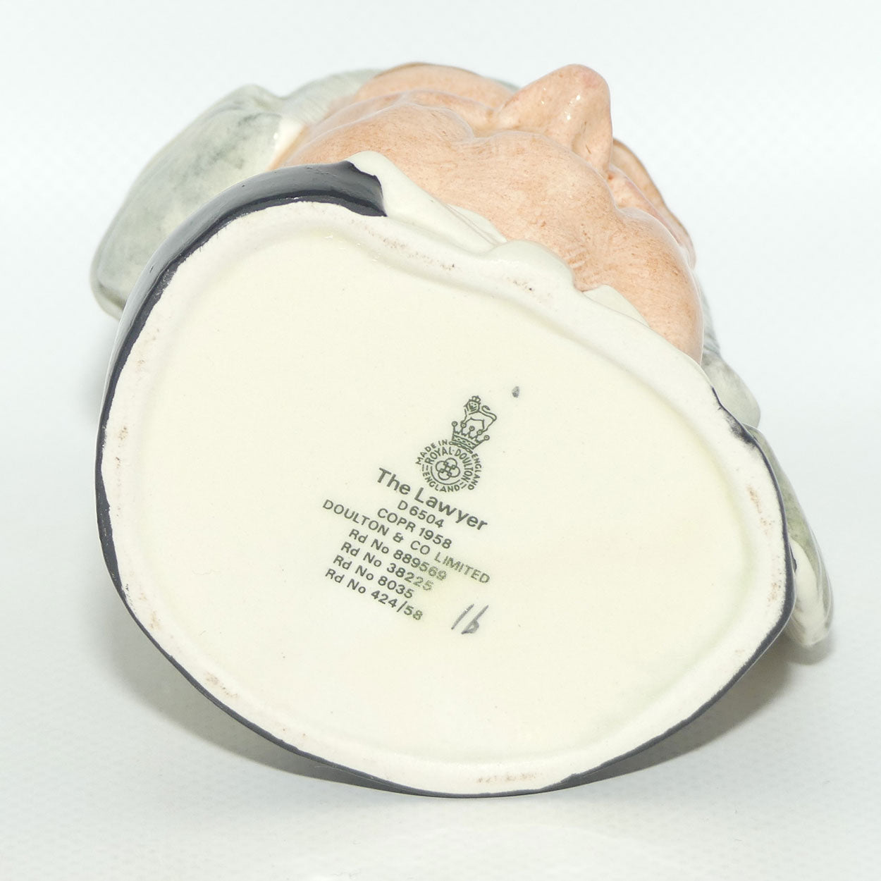 D6504 Royal Doulton small character jug The Lawyer | #2
