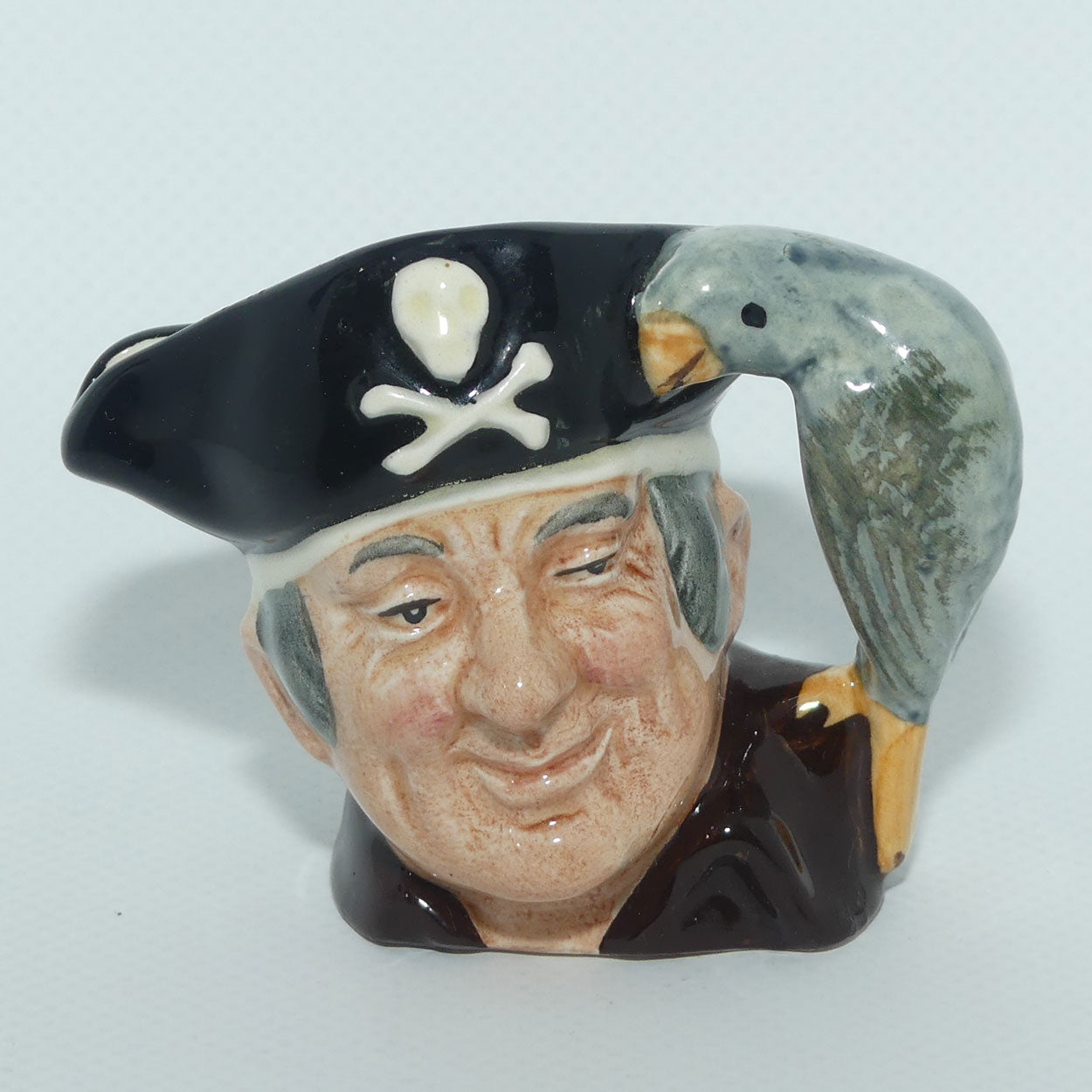 D6512 Royal Doulton miniature character jug Long John Silver | earlier stamp