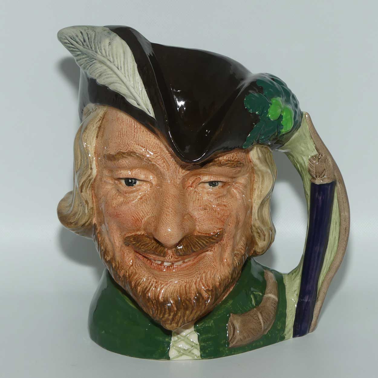 D6527 Royal Doulton large character jug Robin Hood | later stamp