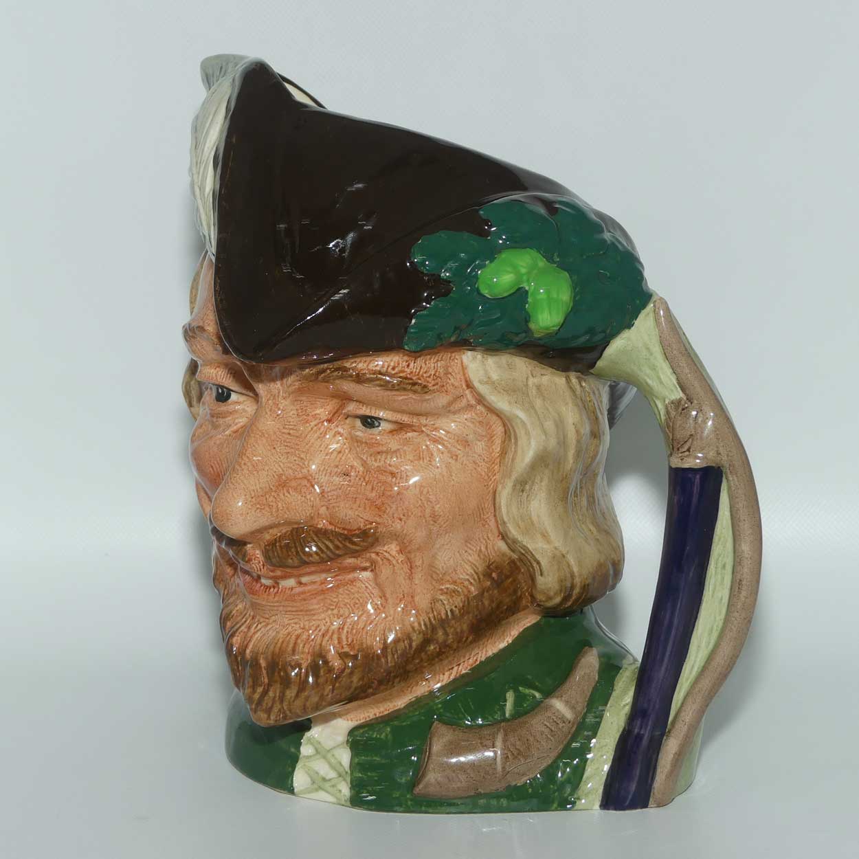 D6527 Royal Doulton large character jug Robin Hood | later stamp