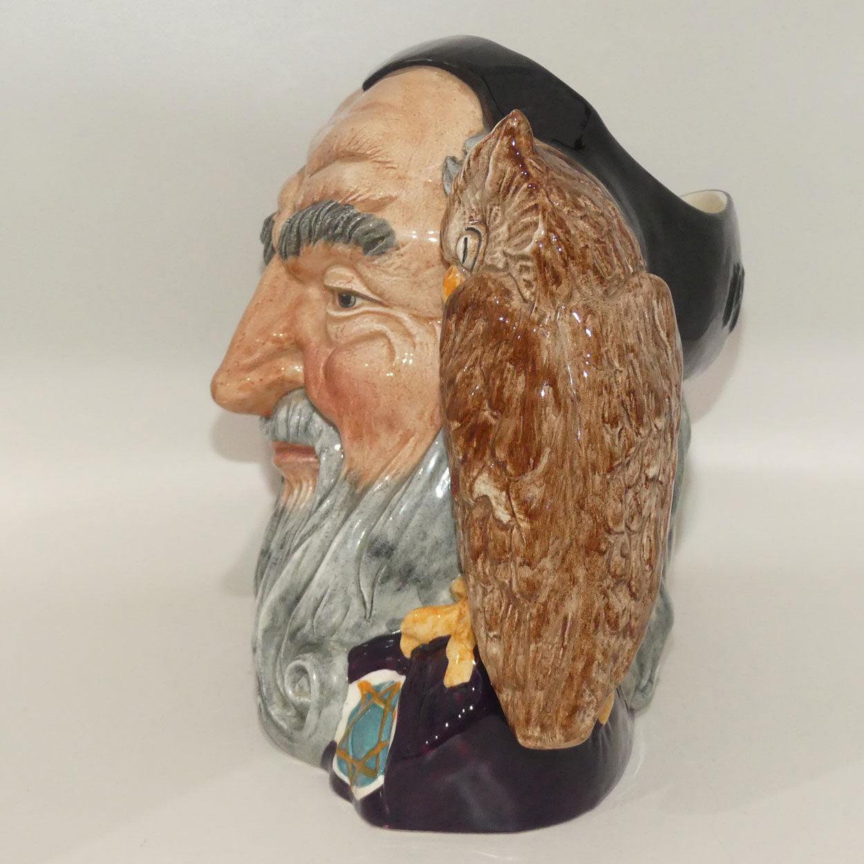 D6529 Royal Doulton large character jug Merlin