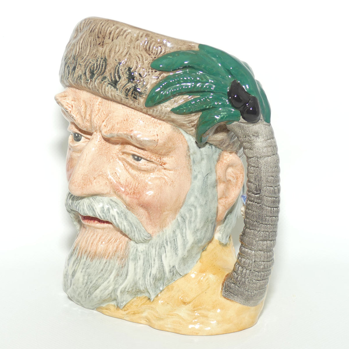 D6532 Royal Doulton large character jug Robinson Crusoe | Footprint