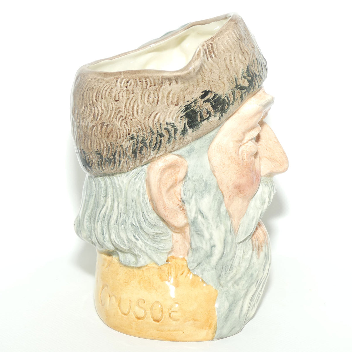D6532 Royal Doulton large character jug Robinson Crusoe | Footprint