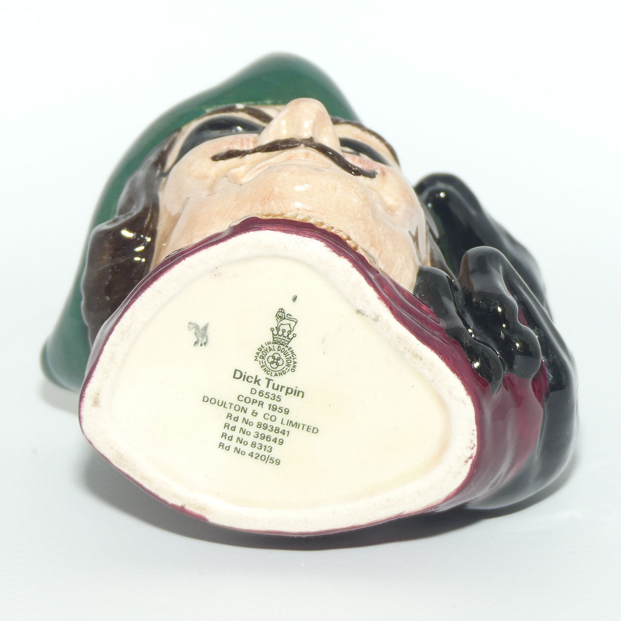 D6535 Royal Doulton small character jug Dick Turpin