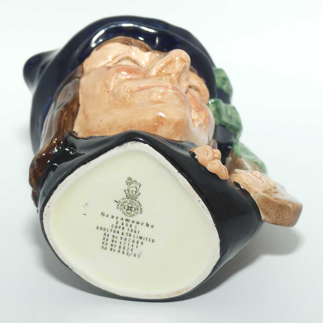 D6561 Royal Doulton small character jug Scaramouche