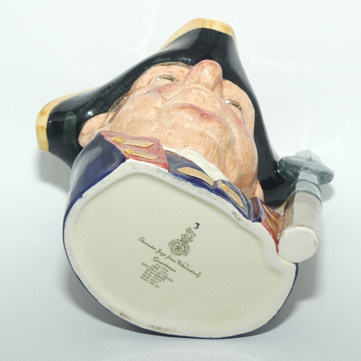 D6568 Royal Doulton large character jug Guardsman | ETC