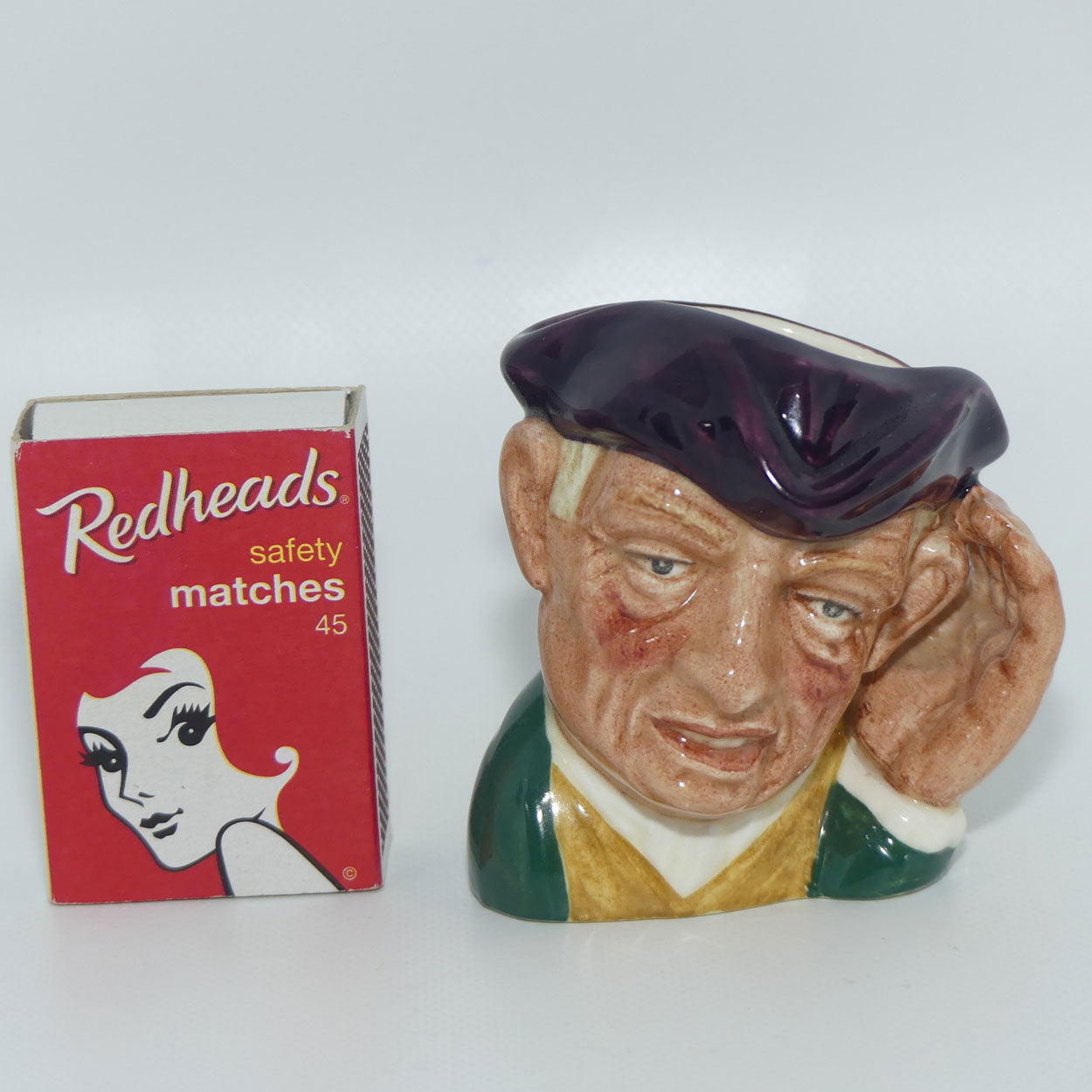 D6594 Royal Doulton miniature character jug 'Ard of 'Earing