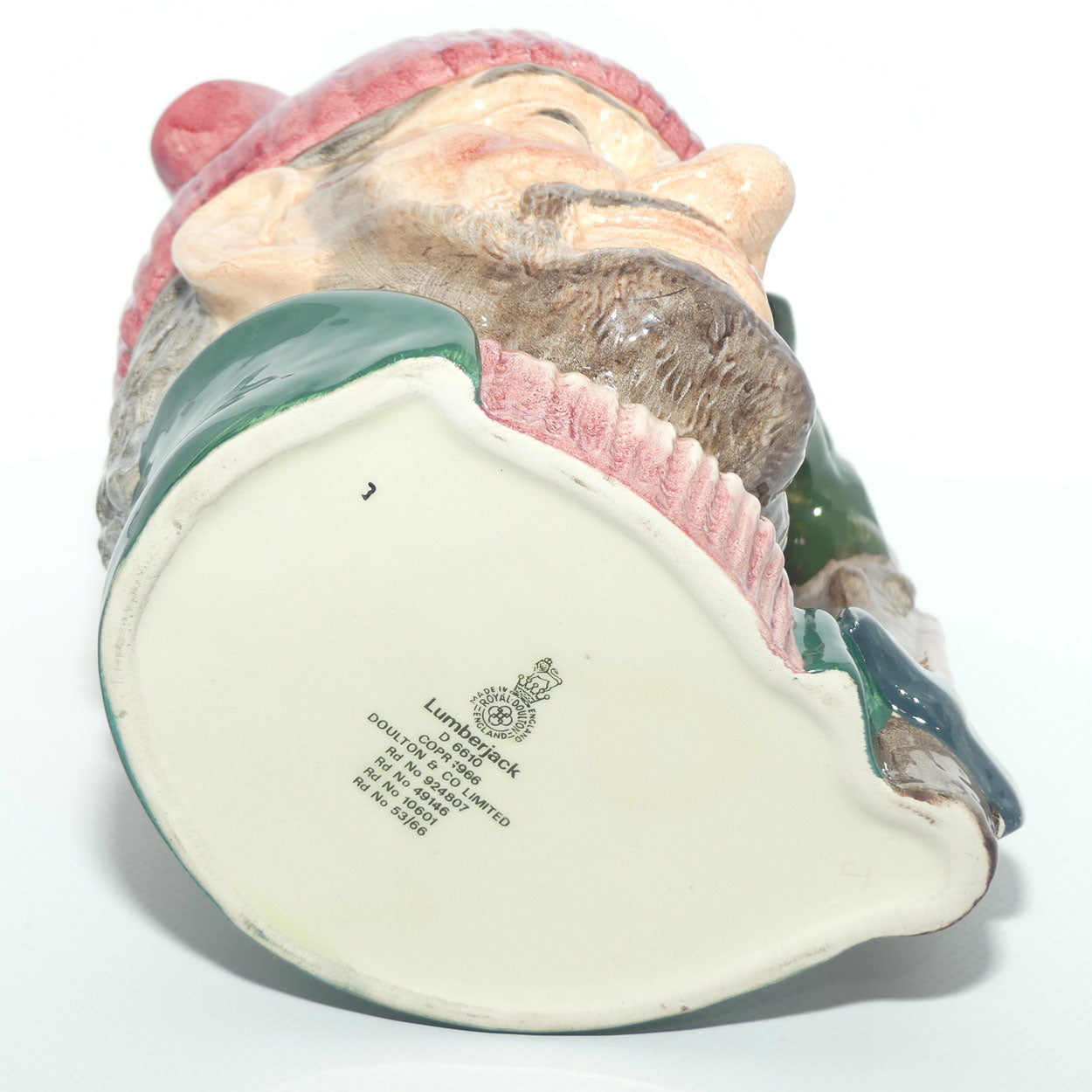 D6610 Royal Doulton large character jug Lumberjack