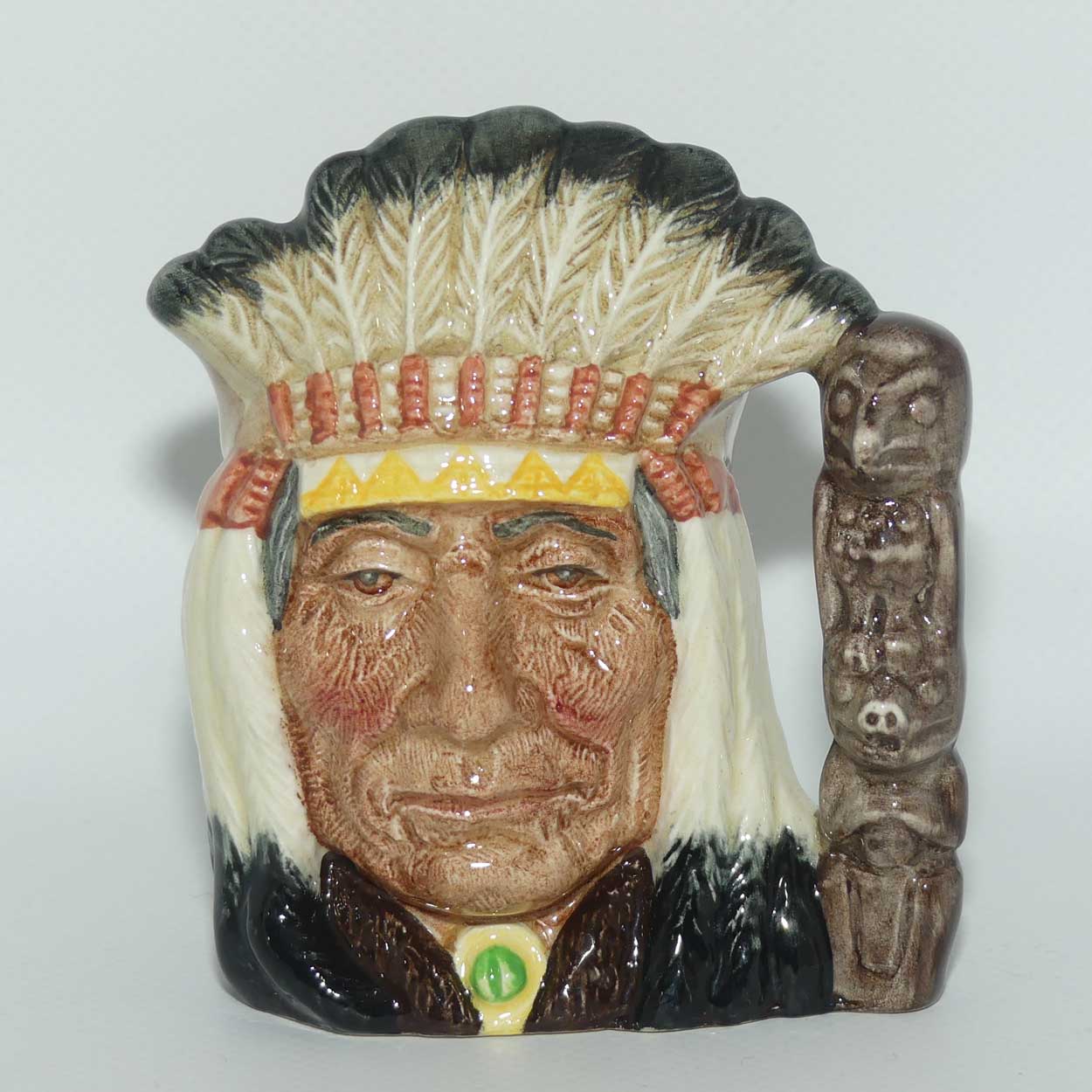 D6614 Royal Doulton small character jug North American Indian | ETC