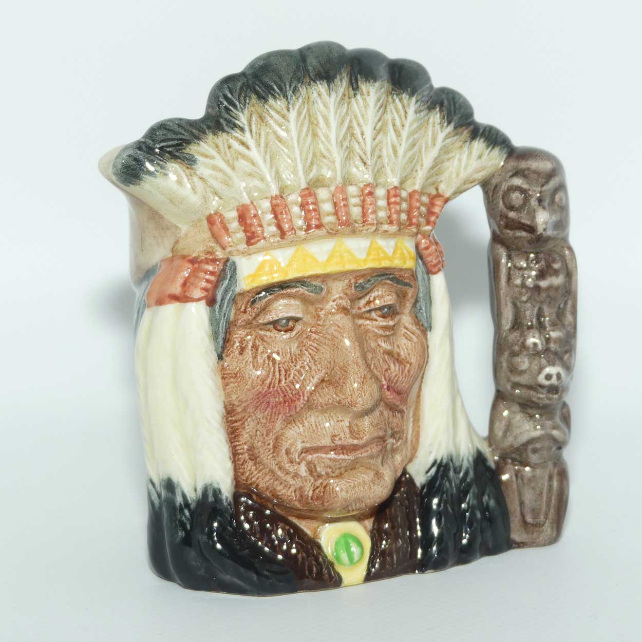 D6614 Royal Doulton small character jug North American Indian | ETC
