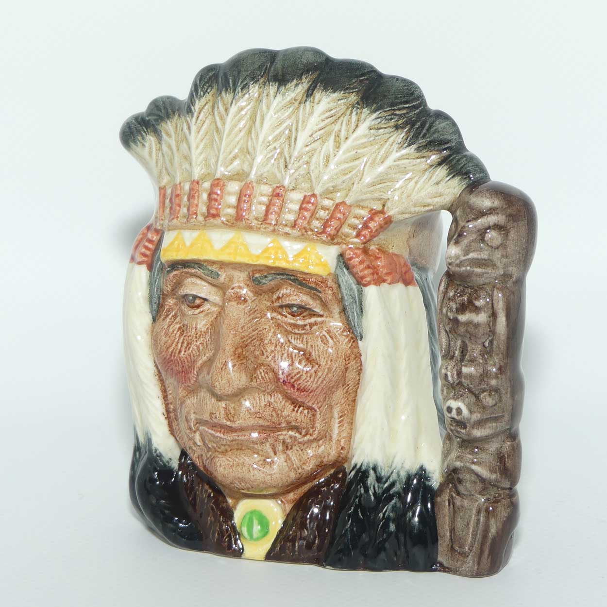 D6614 Royal Doulton small character jug North American Indian | ETC