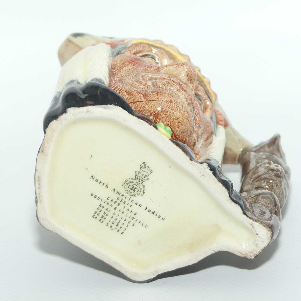 D6614 Royal Doulton small character jug North American Indian | ETC