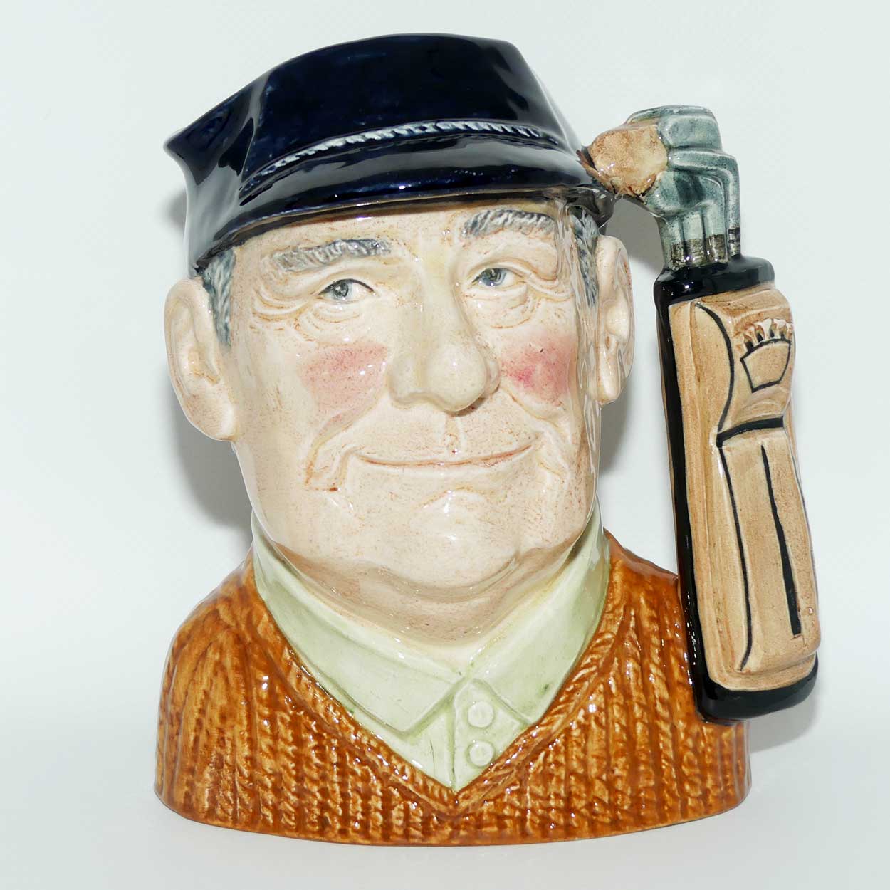 D6623 Royal Doulton large character jug Golfer | #3