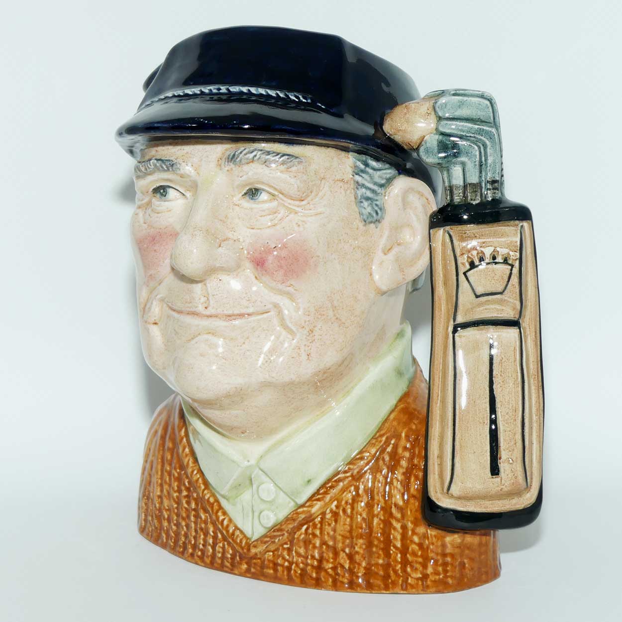D6623 Royal Doulton large character jug Golfer | #3